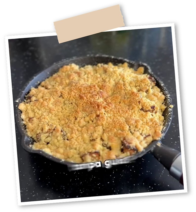 apple crumble
